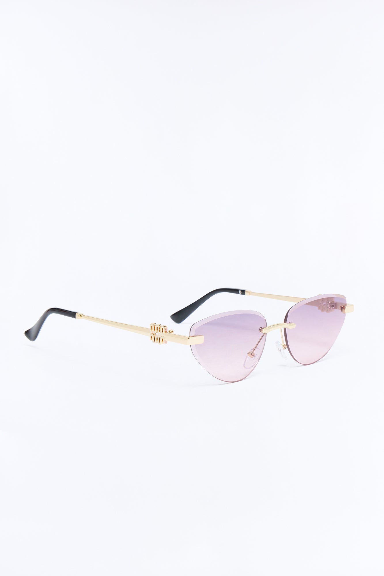 Doll House Sunglasses - Gold/Purple