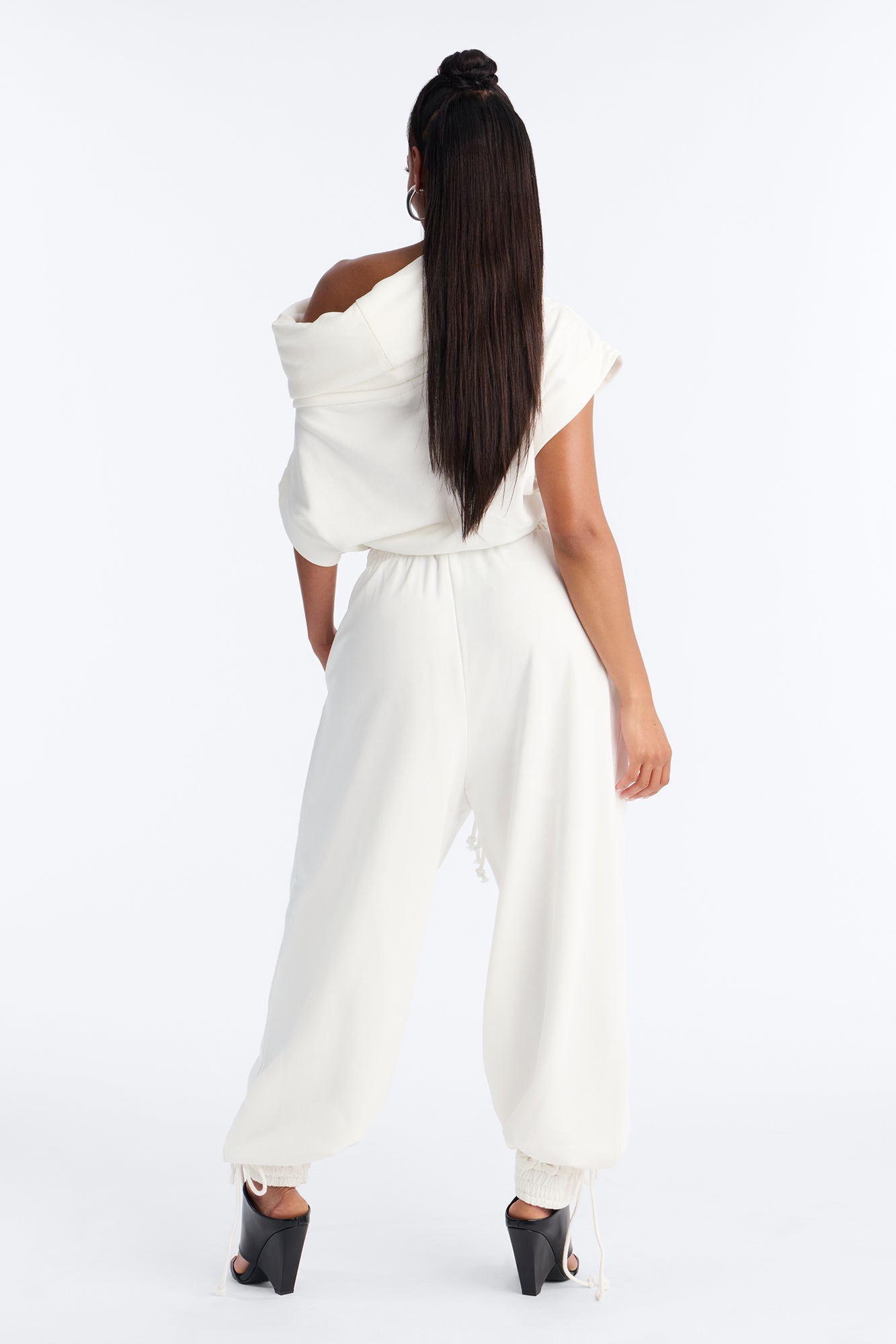 Alexa Jogger Pant Set - White