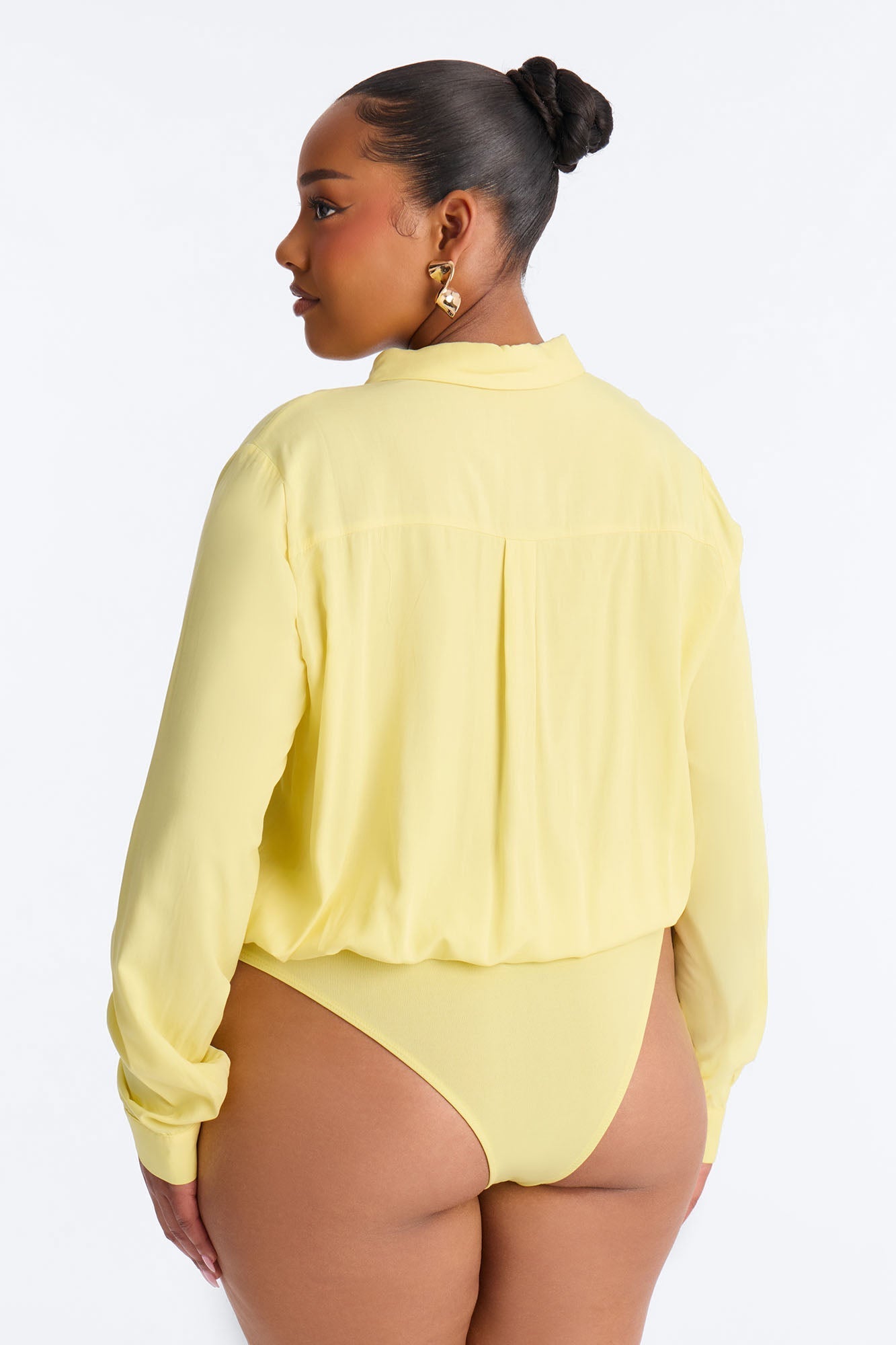 You Better Work Bodysuit - Yellow Fashion Nova