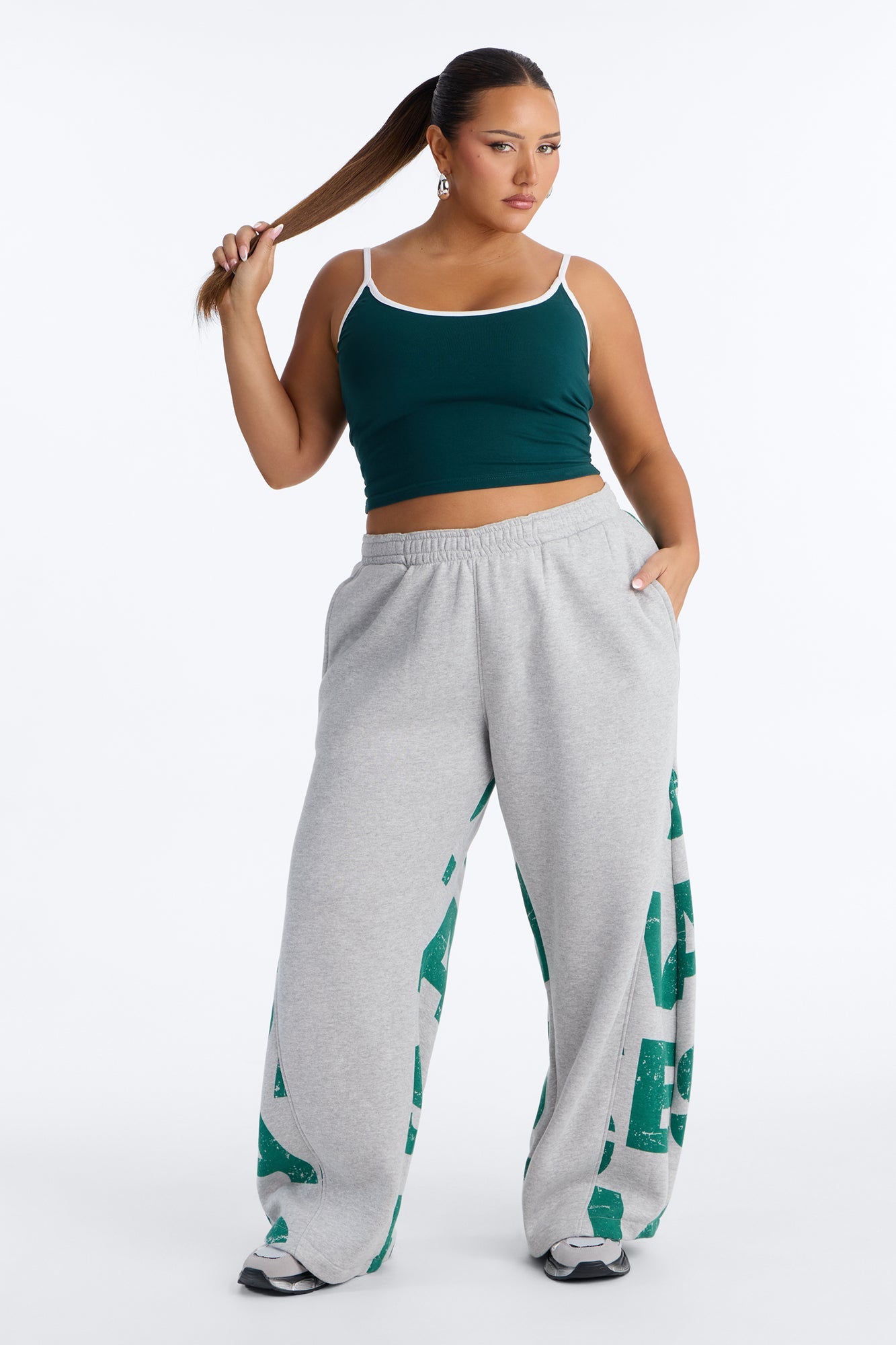 Savage Mode Fleece Pant Set - Green/combo