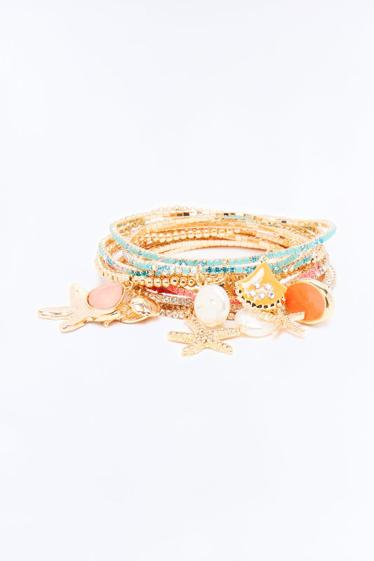 Mar Vista 11 Piece Bracelet Set - Multi Color
