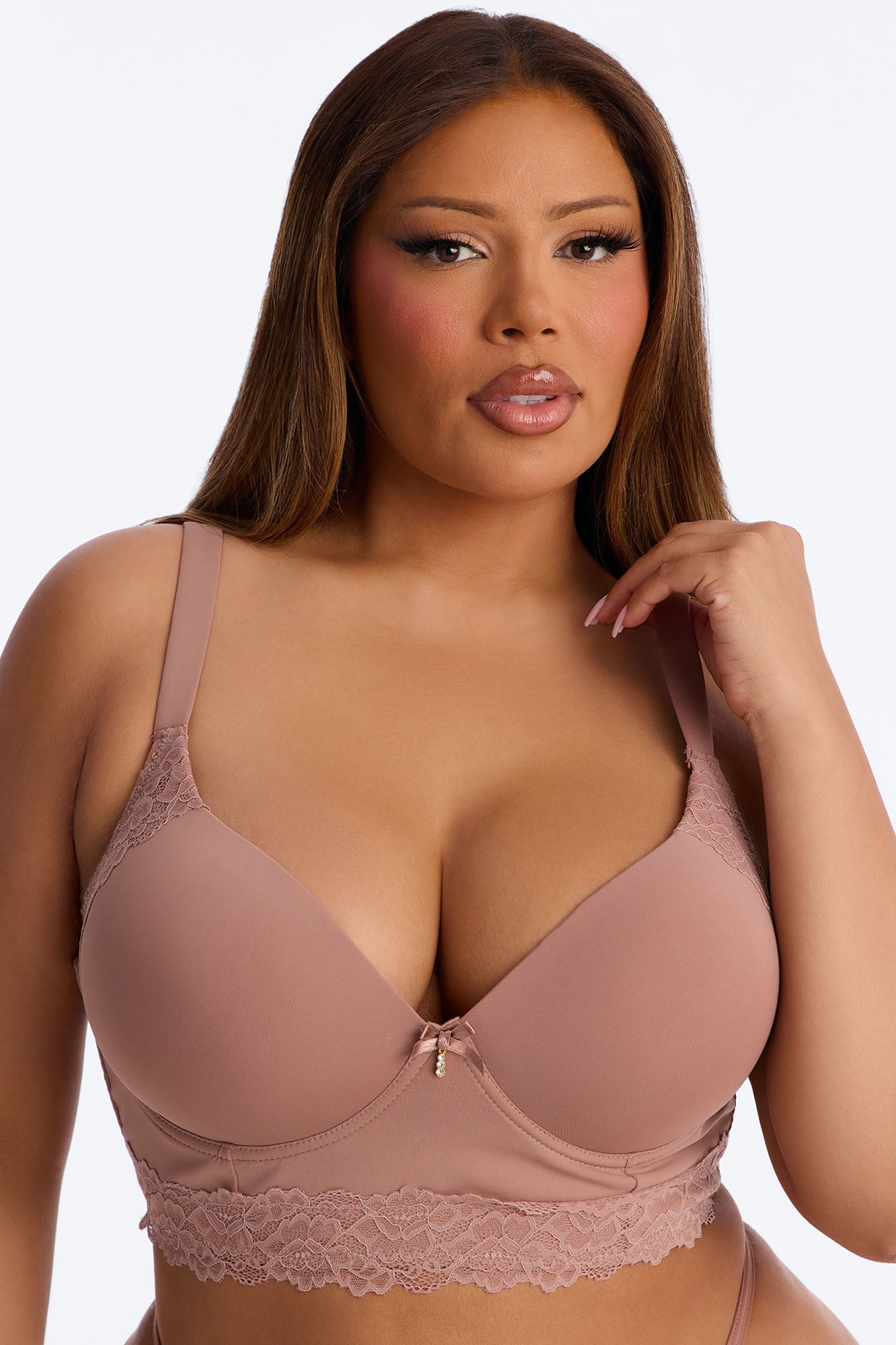 Keep It Comfy Wireless Smoothing Bra - Mocha