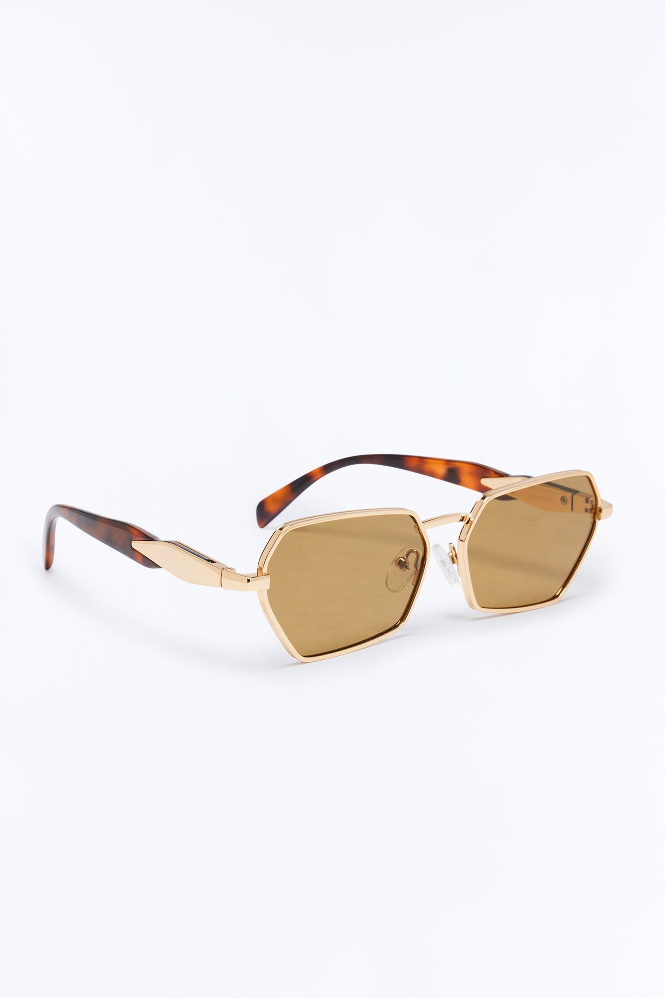 Abbot Kinney Blvd Sunglasses - Gold/Brown