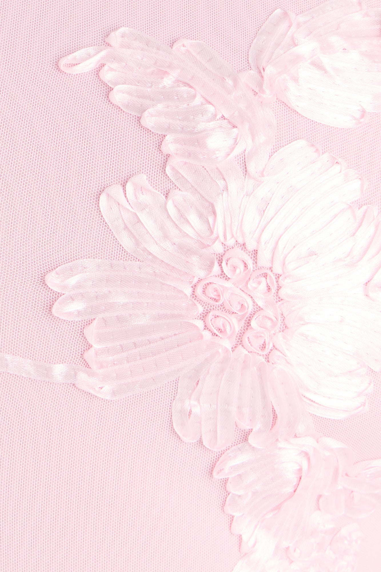 Jamie Embroidered Mesh Midi Dress - Pink
