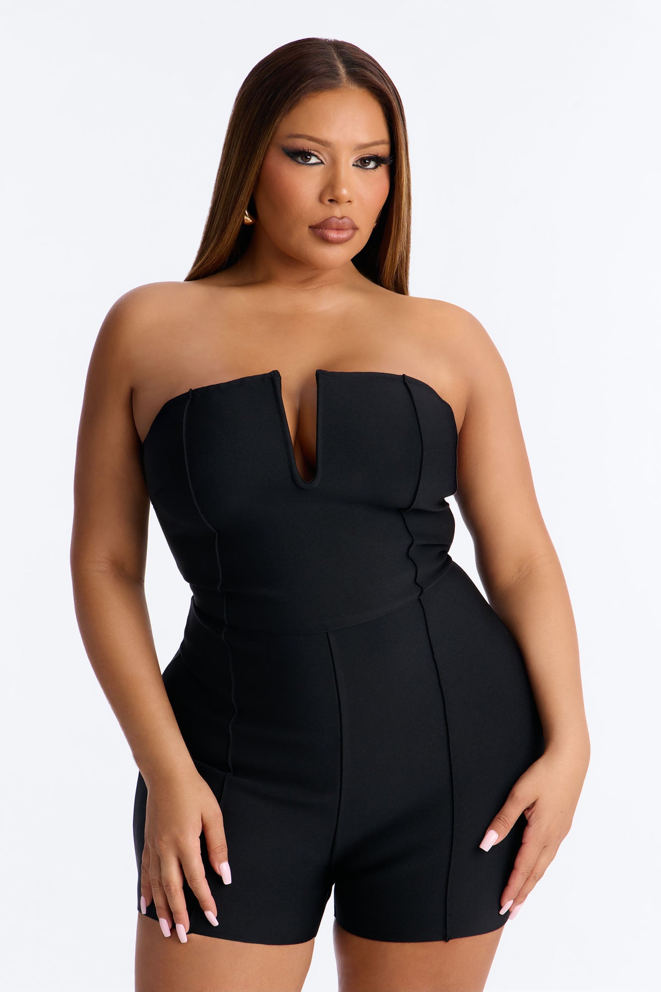 Someone To You Bandage Romper - Black