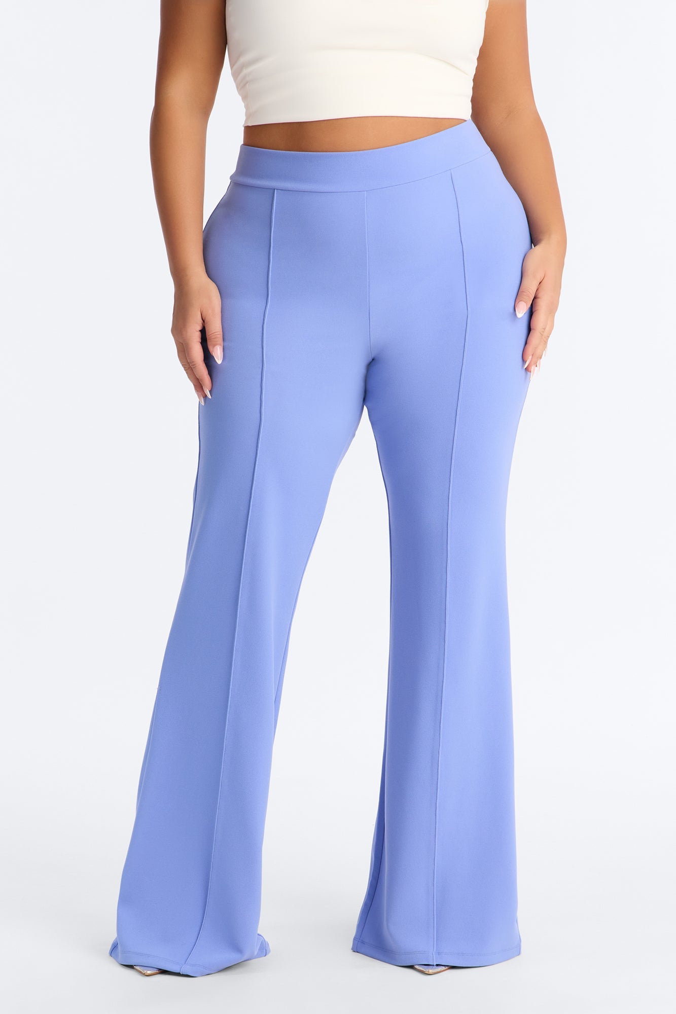 Tall Victoria High Waisted Dress Pants - Periwinkle