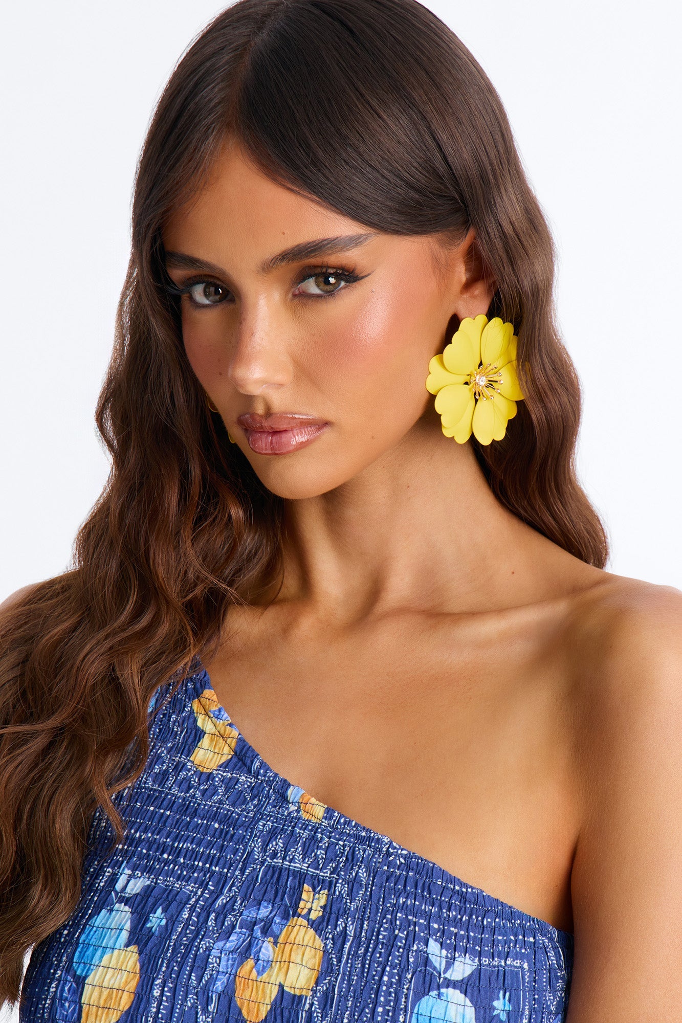 Fleurish Earrings - Yellow
