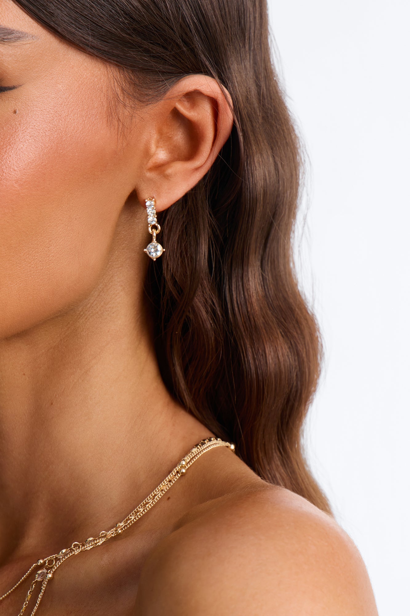 Vacation Trinkets 9 Pair Earring Set - Gold