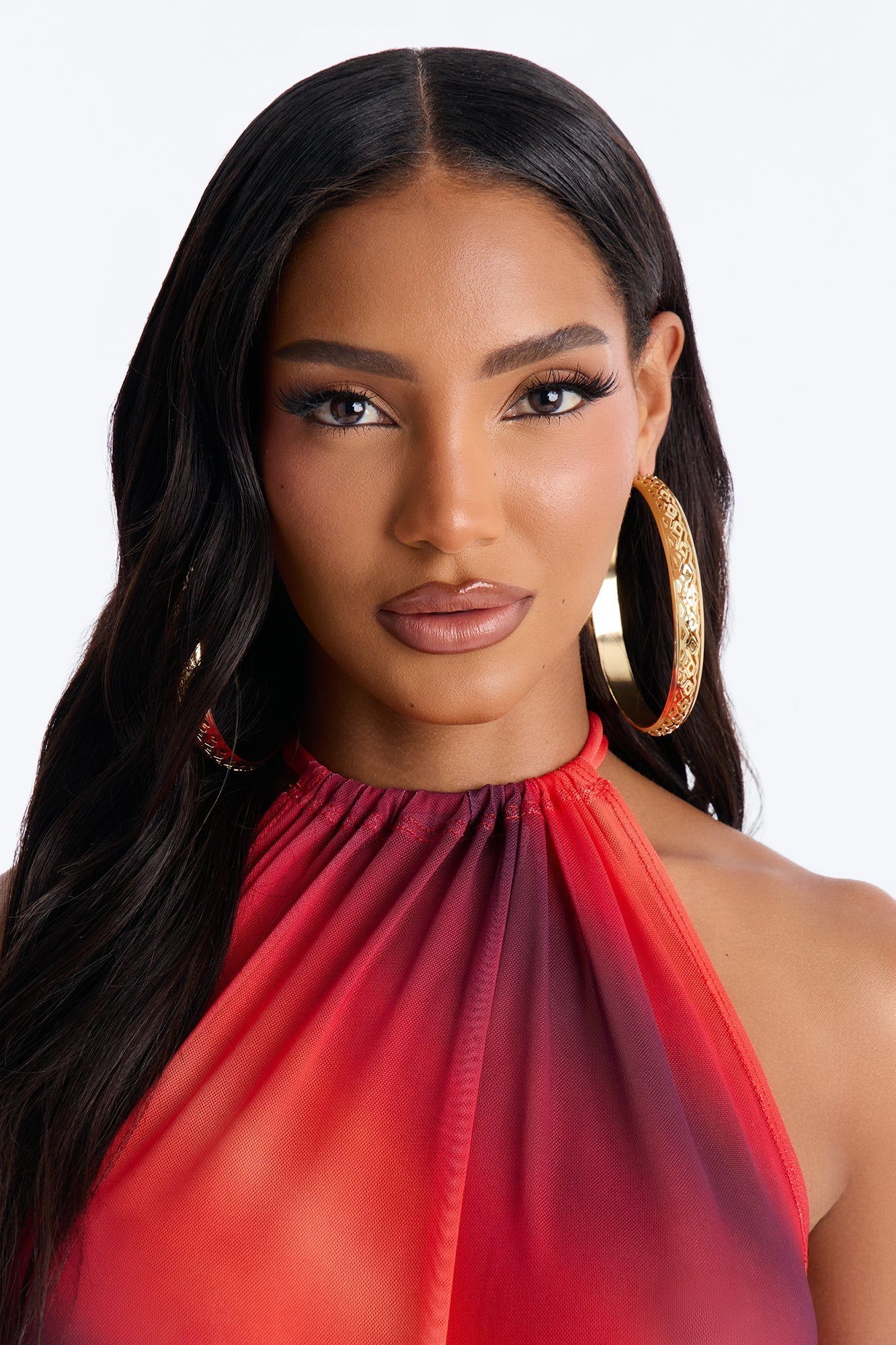 Boho Mirage Hoop Earrings - Gold Fashion Nova