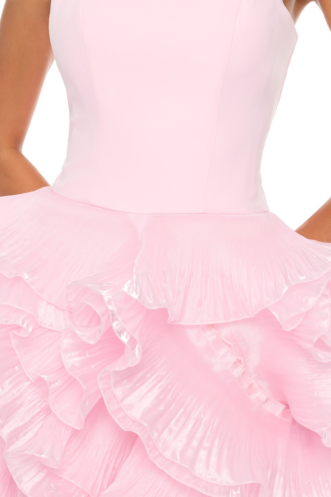 So Popular Ruffle Mini Dress - Pink