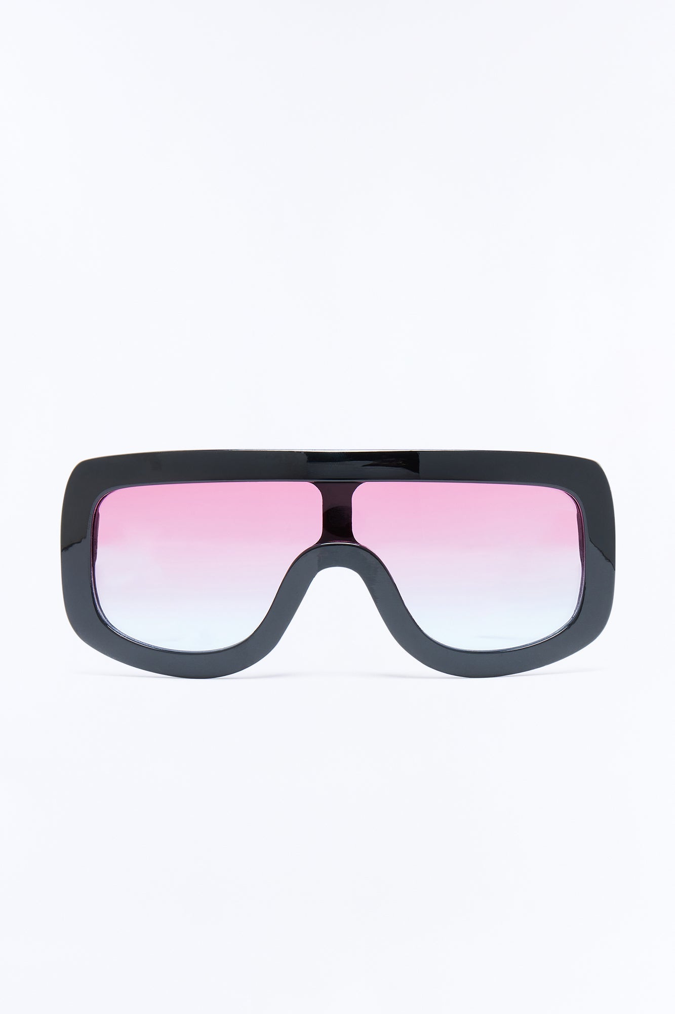 Summer Runway Sunglasses - Black/Pink