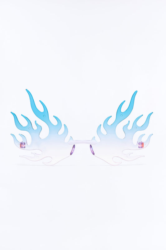 Too Hot To Handle Sunglasses - Blue/combo