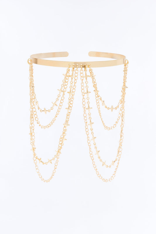 Grace Arm Cuff - Gold