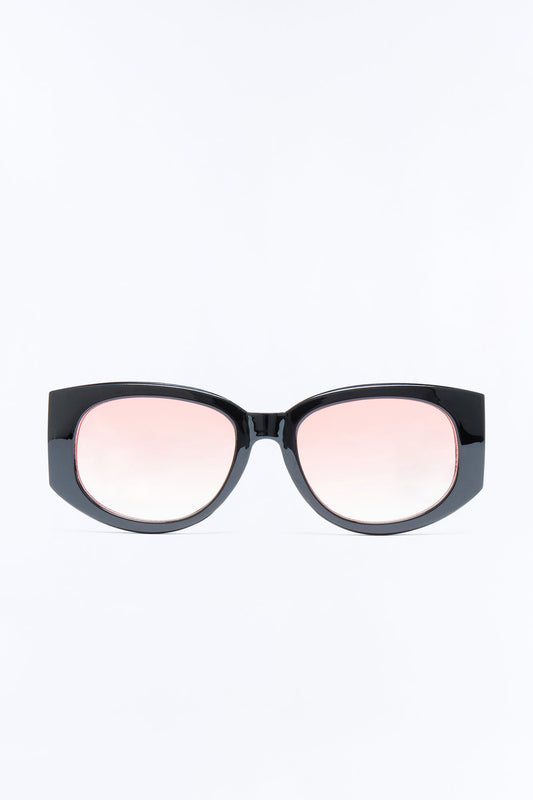 Groovy Feeling Sunglasses - Black/Pink