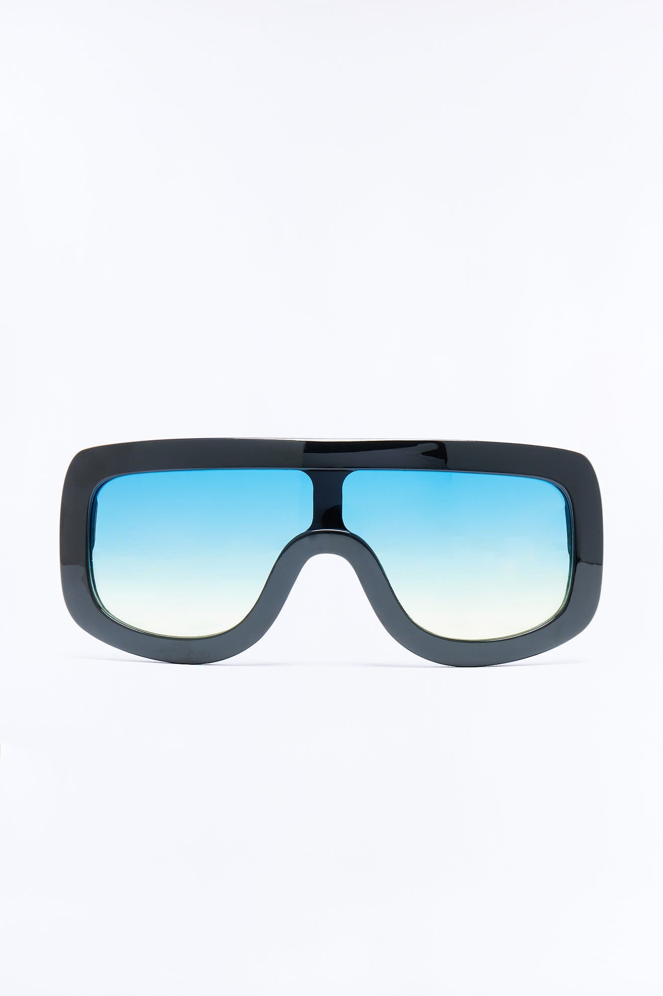 Summer Runway Sunglasses - Black/Blue