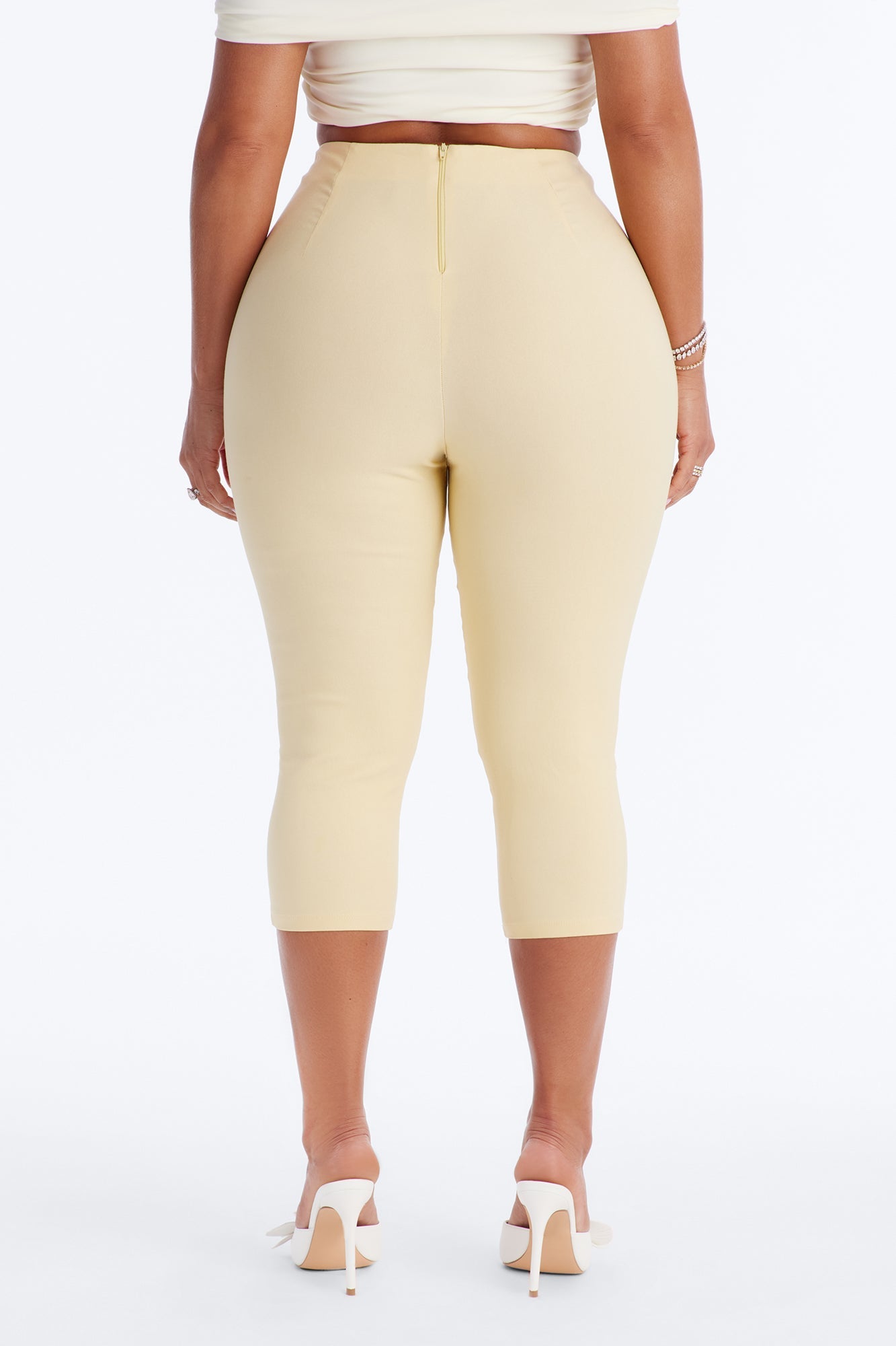 Just A Girl Capri Pant - Butter Yellow