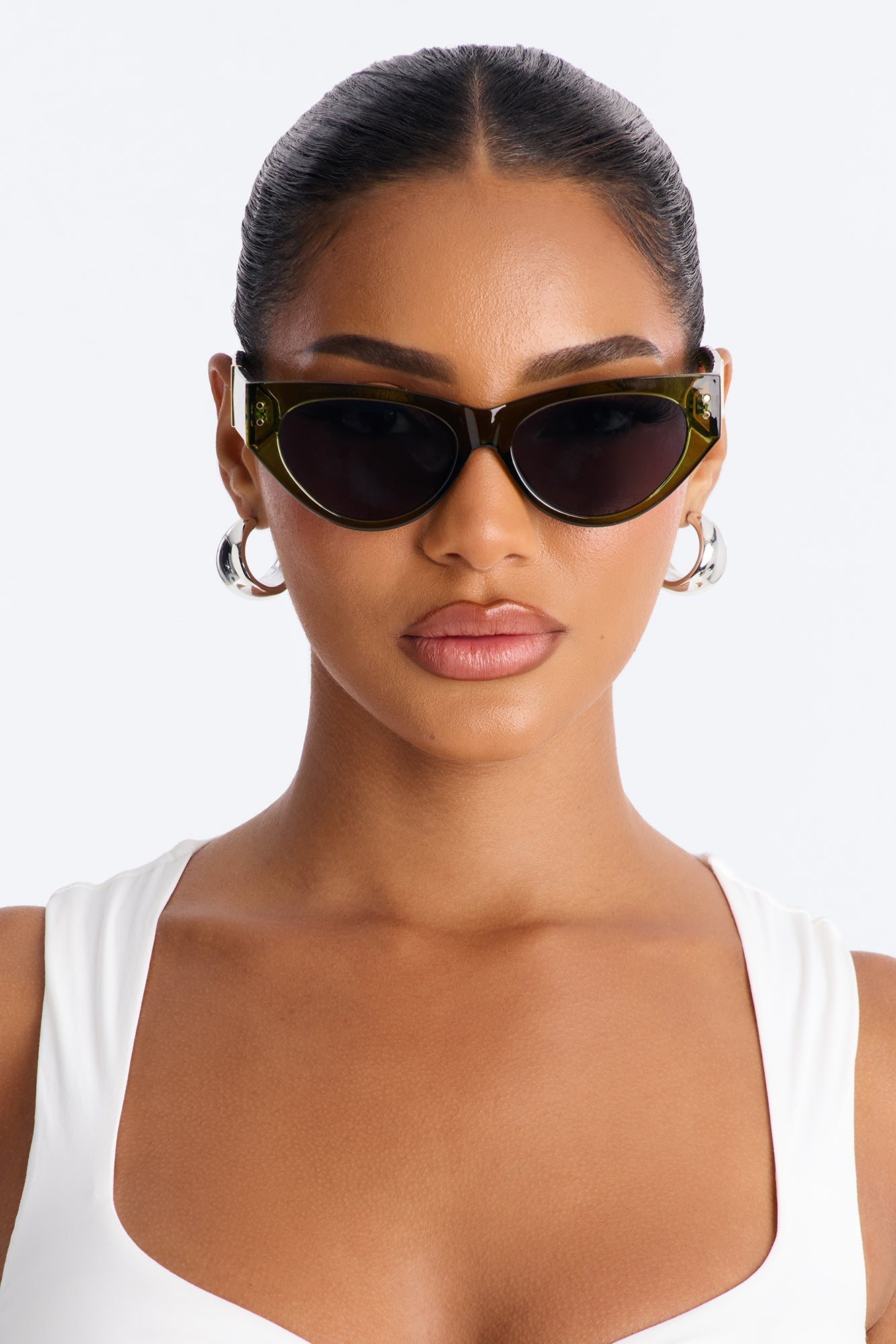 Pistachio Latte Sunglasses - Green