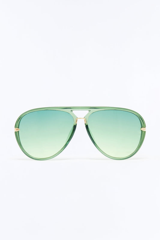 Pool Party Paradise Sunglasses - Green
