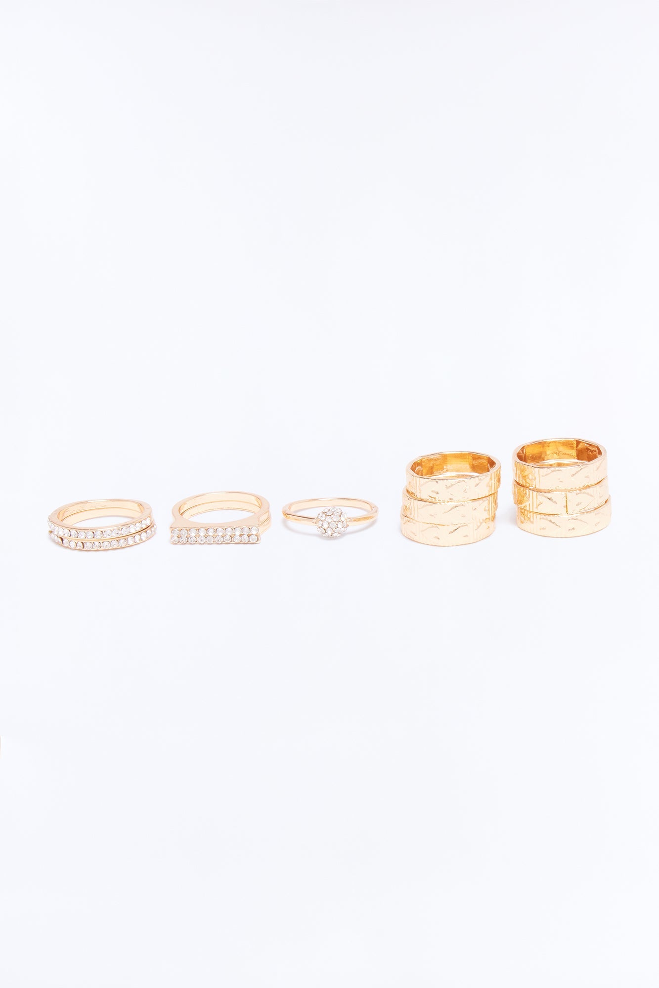 Love And Blessings 11 Piece Ring Set - Gold