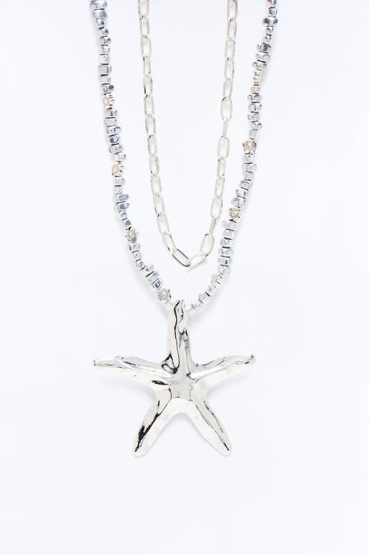 Sea Side Sadie Necklace - Silver