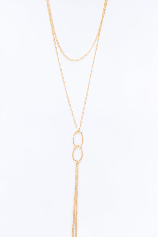 Heart Center Body Chain - Gold