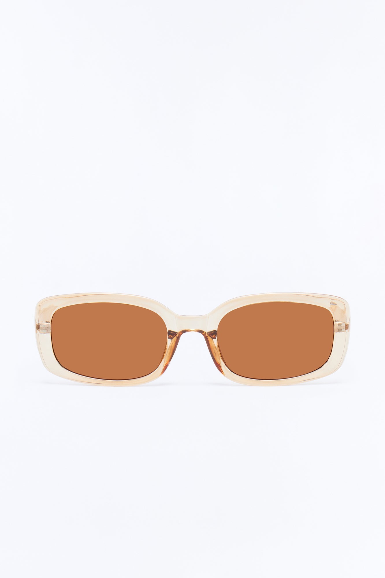 In Uniform Square Sunglasses - Brown