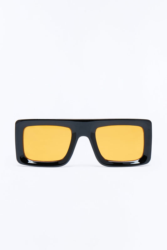 Pop Culture Sunglasses - Black/Yellow