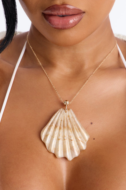 Ocean Soul Seashell Necklace - Ivory/combo