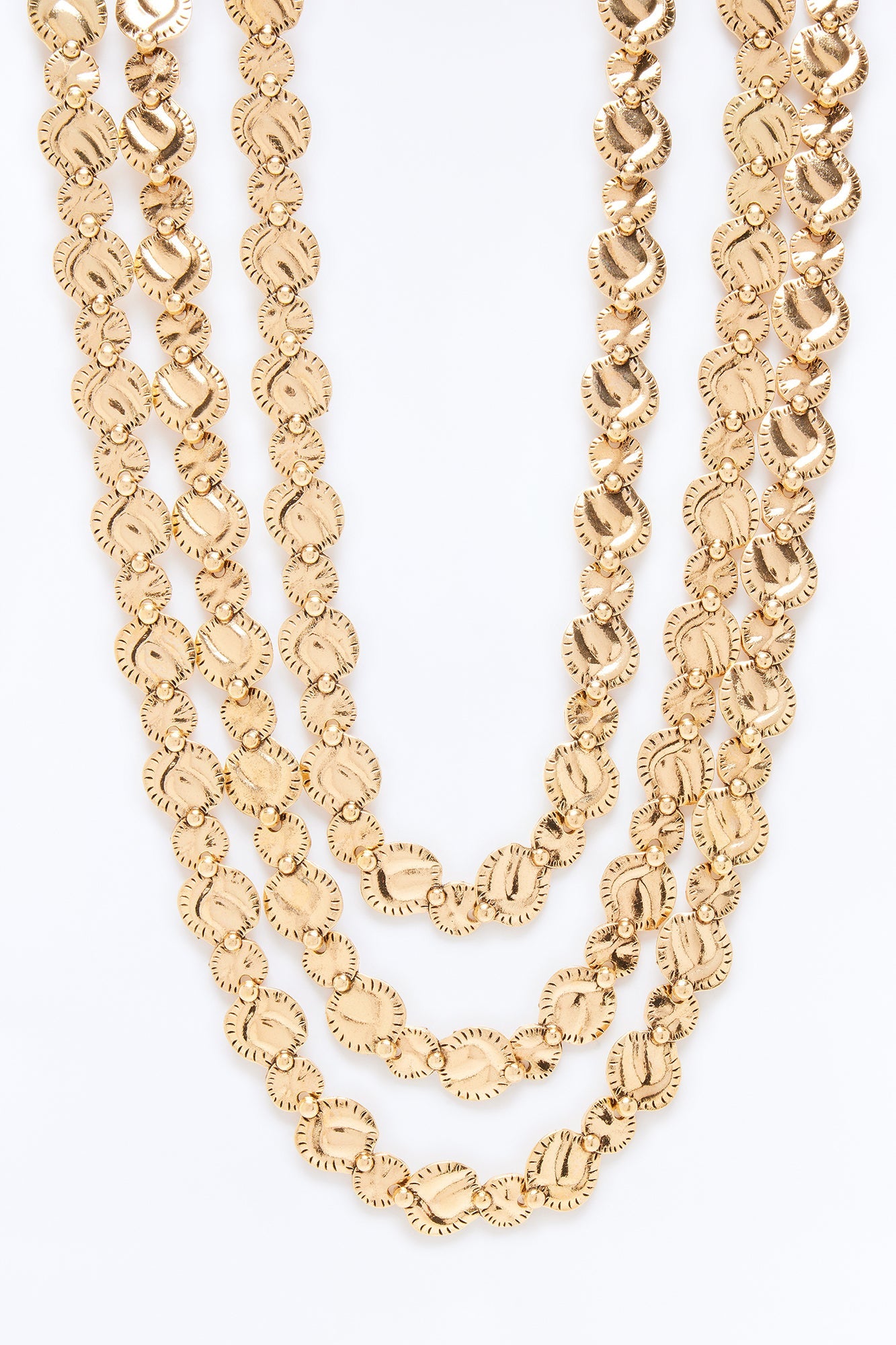 Minted Treasure Layered Necklace - Gold
