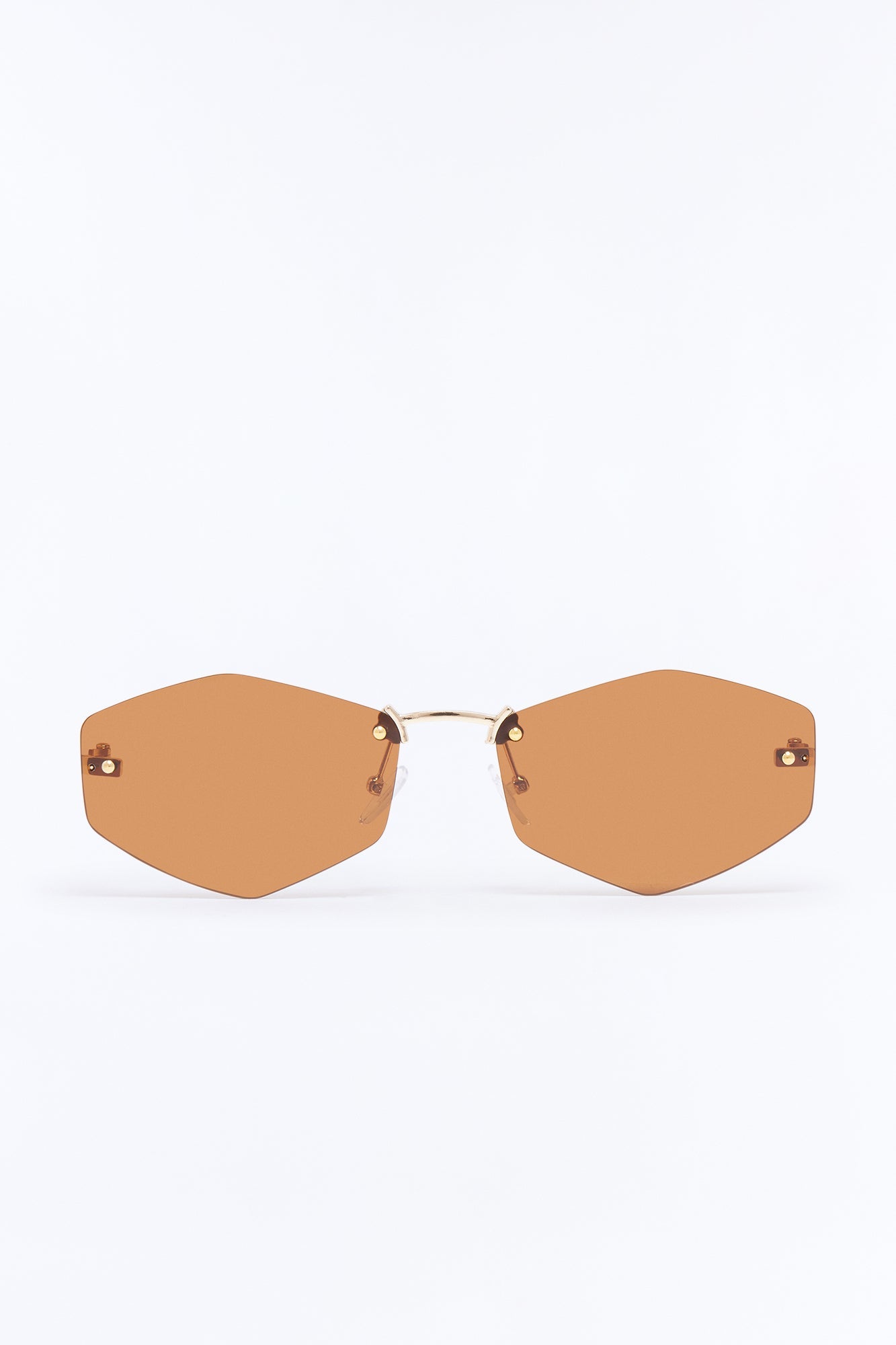 Sunset Send Off Sunglasses - Brown