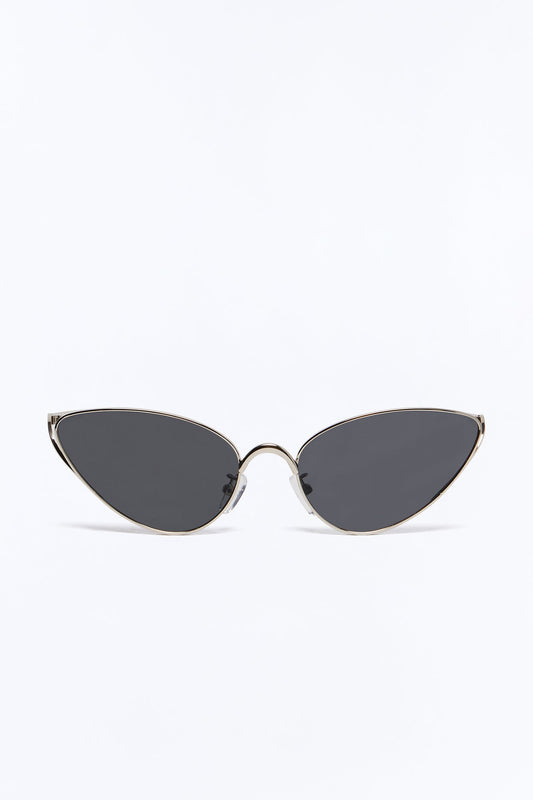 Cafe Dulce Sunglasses - Silver/Black