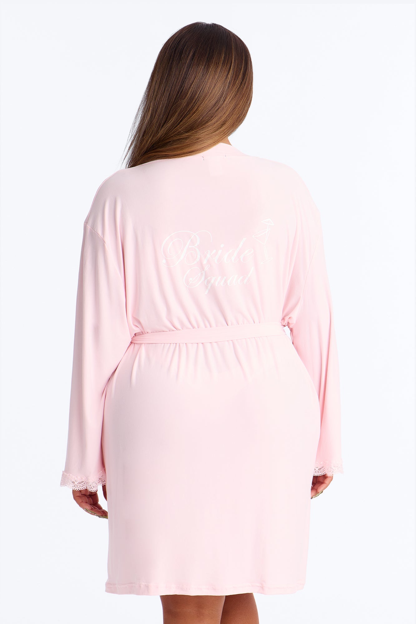 Squad Needs A Martini Robe - Pink