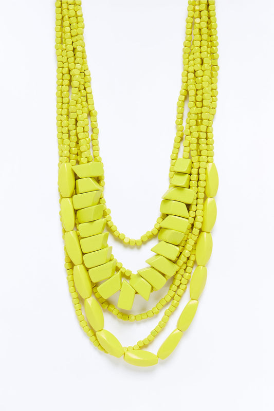 Temperature Is Rising Necklace - Yellow