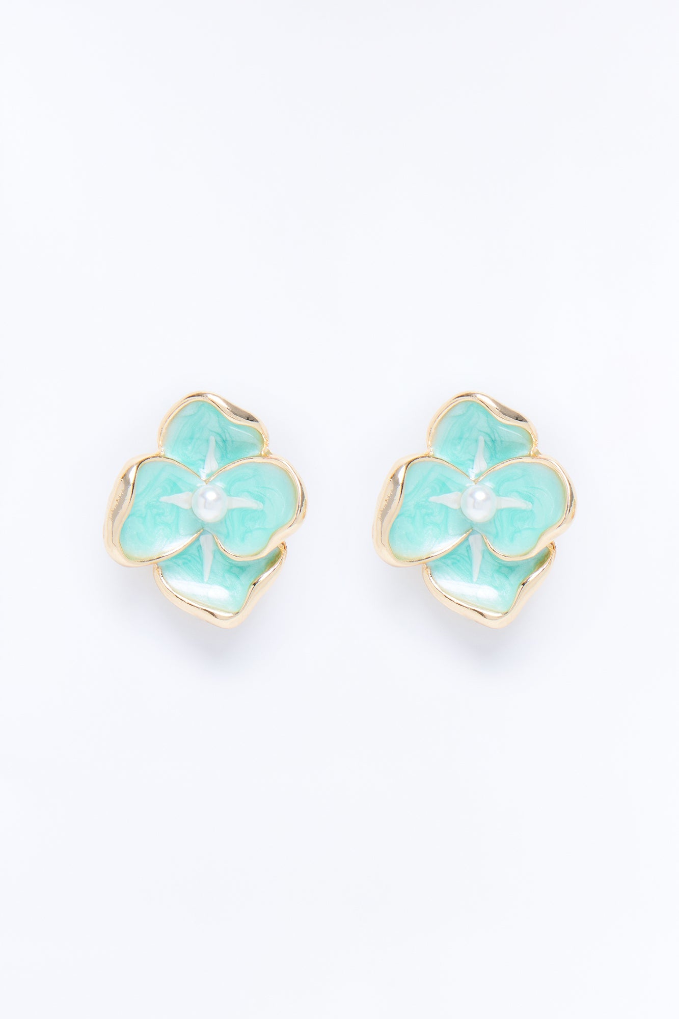 Your Darling Floral Earrings - Blue