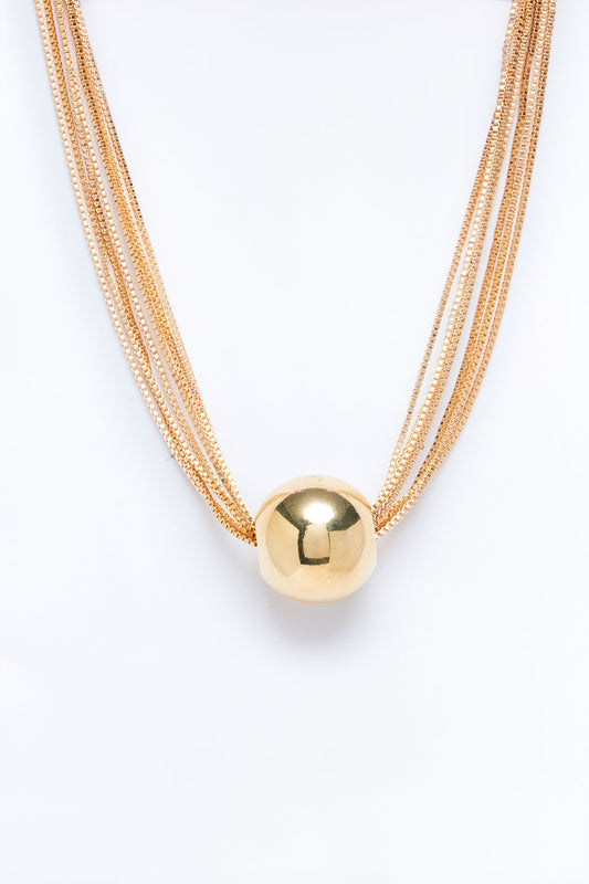 Gather Round Choker - Gold