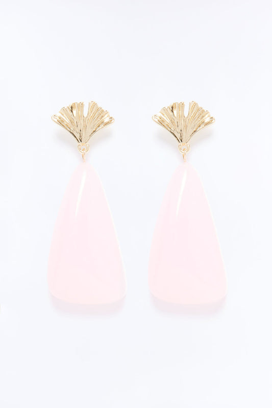 Poolside Drip Earrings - Pink