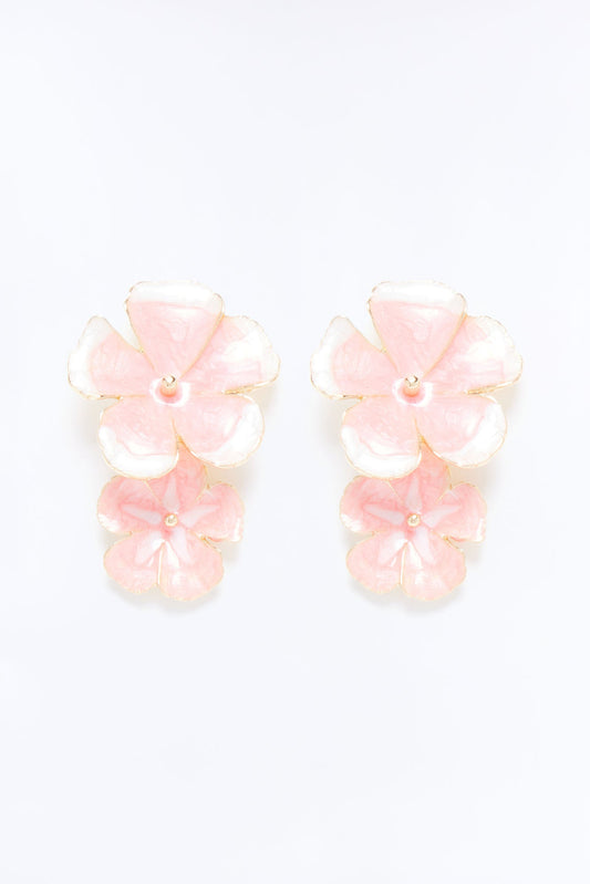 Prettiest Bloom Earrings - Pink