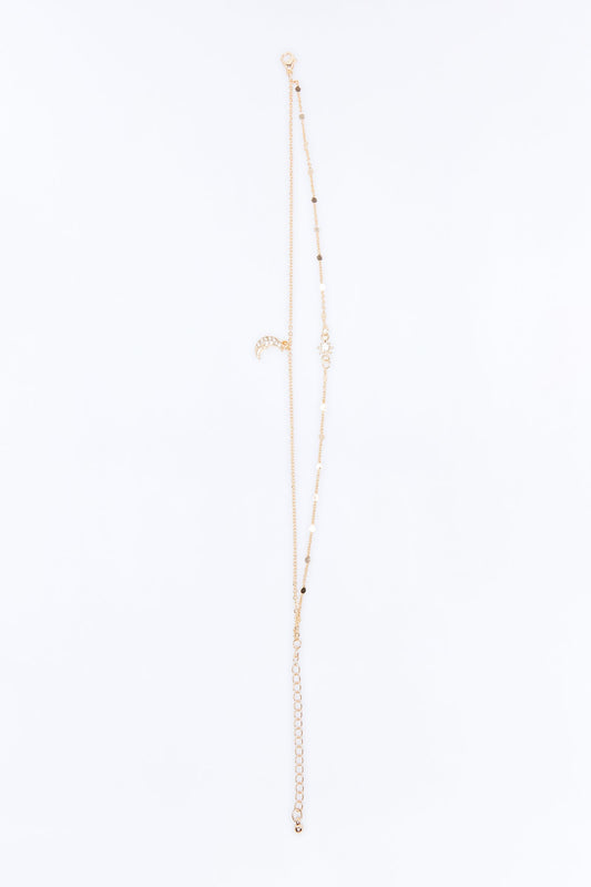 Lunar Spark Anklet - Gold