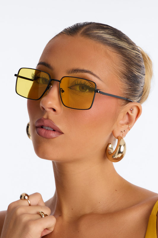 Glowing Within Sunglasses - Black/Yellow