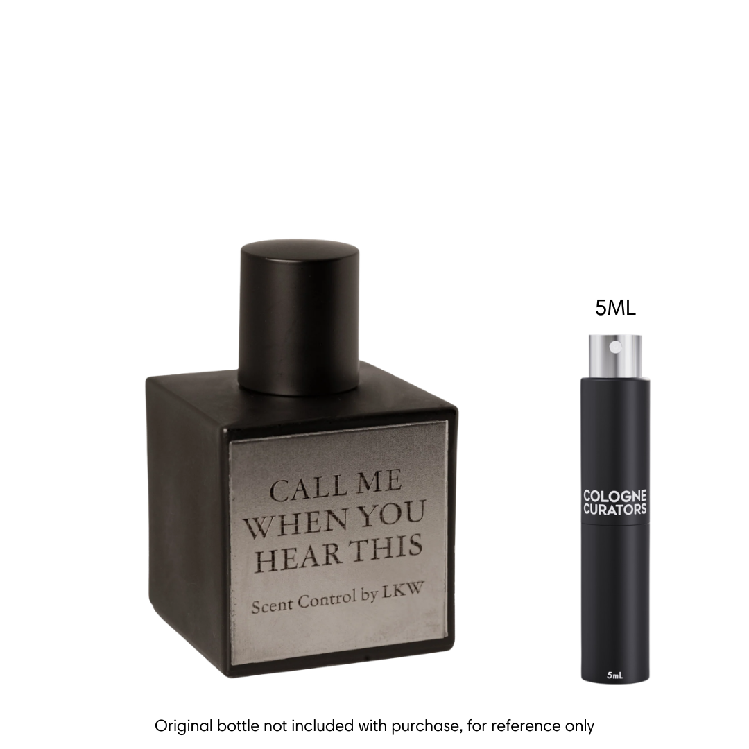 SAMPLE - Scent Control by LKW Call Me When You Hear This EDP Scent Control by LKW