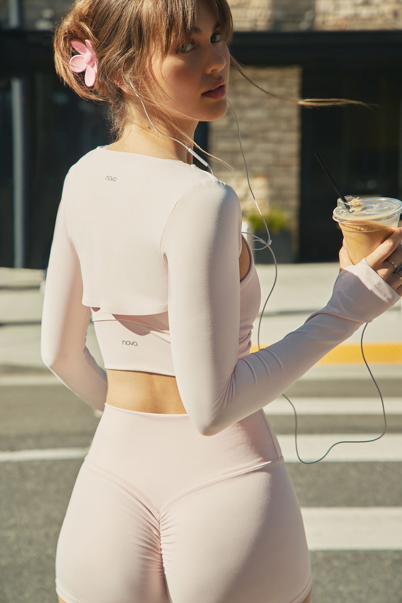 CloudForm™ 3″ Invisible Scrunch Biker Short - Pink Fashion Nova